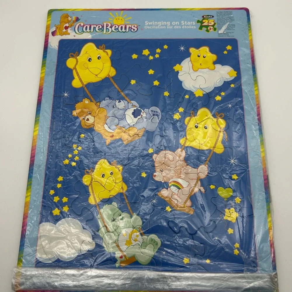 RoseArt Care‎ Bears 2003 Vintage Frame Puzzles Set of 2 Sealed 25 Pieces Each